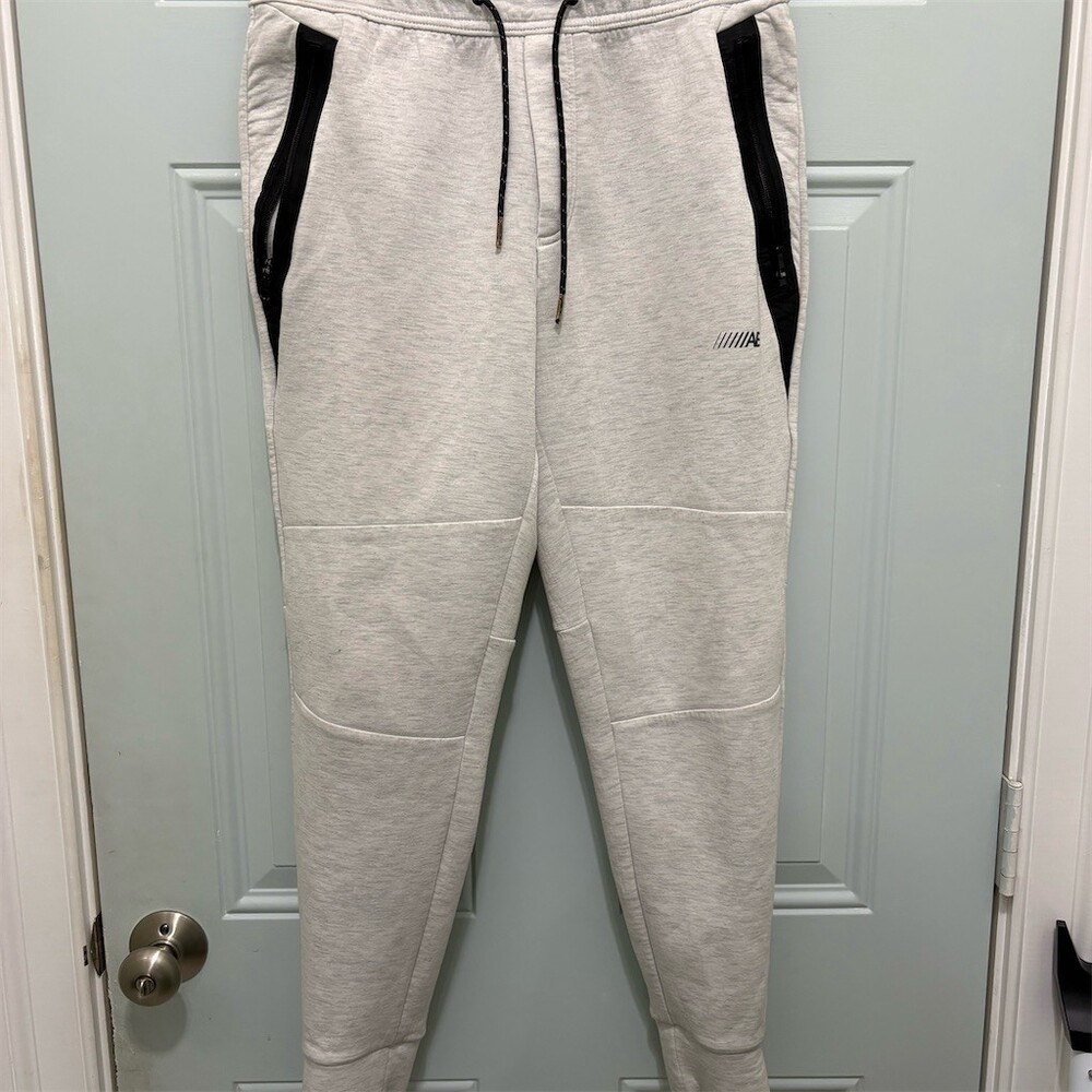 American Eagle AE Active 24/7 Men's Jogger Sweatpants Heather Gray Size M